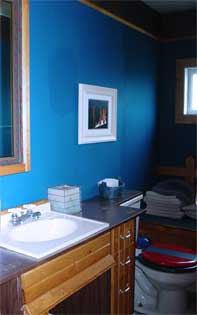 The Bathroom in the lodge at TGB