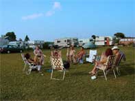 Guests gathered around for an afternoon social at TGB