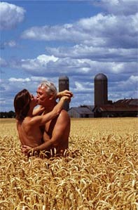Bern&Sherry of Naturally Magazine in wheat field at TGB